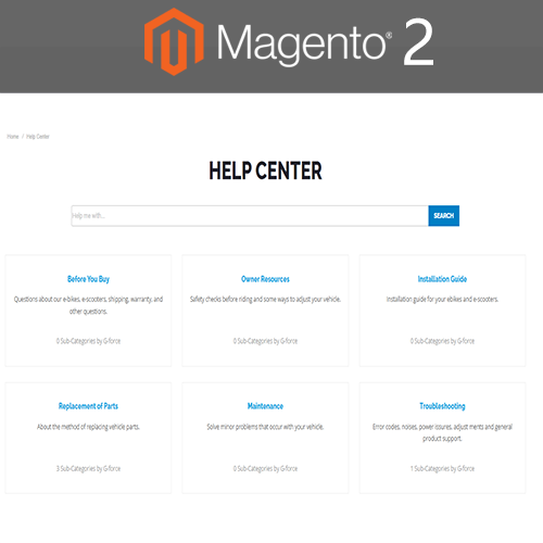 Magento2帮助中心扩展